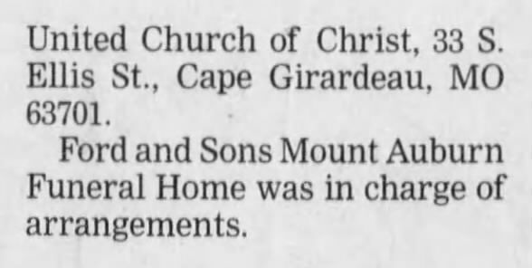 Clipping from The Pantagraph